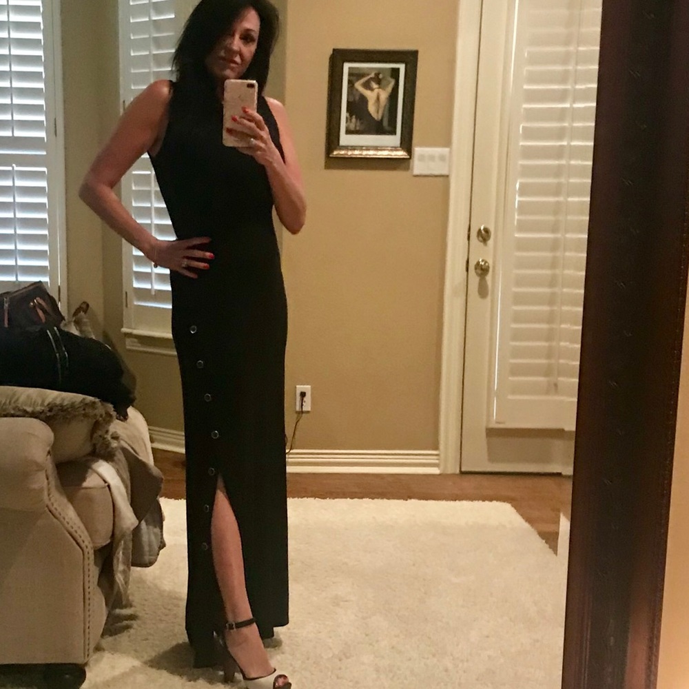 White House Black Market Navy Maxi